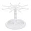 Giá treo móc khóa WOODNEST, Giá trưng bày vật liệu Acrylic nhiều lớp, Mặt dây hiển thị các tầng có thể điều chỉnh Màn hình Spinner DIY Organizer Giá lưu trữ Màn hình mặt bàn
