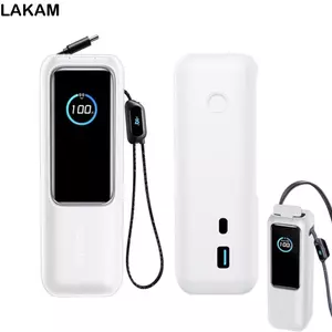 LAKAM Silicone, Bảo vệ di động chống sốc, Vỏ bảo vệ mềm chống bụi chất lượng cao cho ngân hàng điện Anker Zolo (25000mAh 165W)
