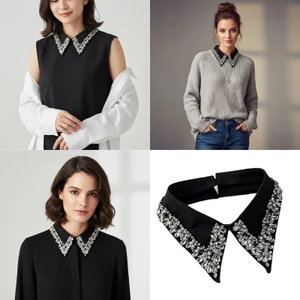 Áo polyester cổ tháo rời, phù hợpwear mọi ngày