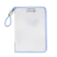 Túi đựng hồ sơ di động màu nhạt Túi đựng sách có giá trị cao A4 Túi lưu trữ thông tin loại dây kéo trong suốt FTQY