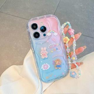 Ốp Xích Hoa Gấu Thỏ 3D Hợp Thời Trang Cho Infinix Smart 10 Plus 9 8 7 Hot 50 50i 40 30i 40i Tecno Spark Go 1 1S 2025 20 20C 30C 10C 10C Pro Girl TPU Vỏ Điện Thoại