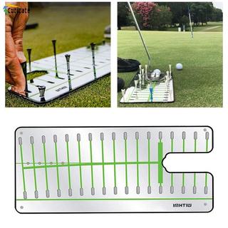 Golf Putting Alignment Mirror Drills Alignment Hỗ trợ huấn luyện cho ngoài trời