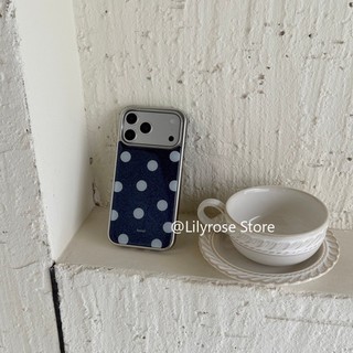 Ốp Điện Thoại Demin Cho iPhone 17ProMax 17Po 17 16ProMax 16Pro 16 15ProMax 15Pro 15 14ProMax 14Pro 14 13ProMax 13Pro 13Pro Màu Xanh Mát 2025 Mới