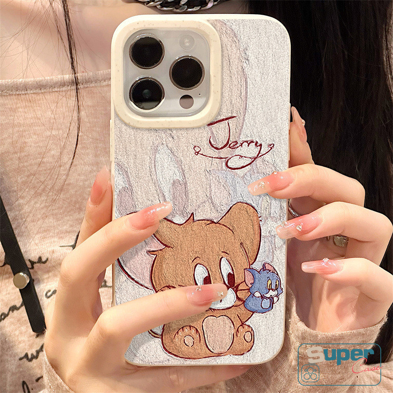 Ốp Lưng Tương Thích Cho IPhone 11 15 13 17 16 14 12 Pro Max XR Air X XS Max 7 13 12 17 16 Pro 16 8 14 15 6 6s Plus SE 2020 Bạn Bè Hoạt Hình Chuột Mèo Dễ Thương Bìa Mềm