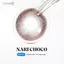 Kính áp tròng khoá ẩm 1 Ngày Màu Nâu Đồng CARASE, Lens cận NARI CHOCO