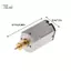PlumHOUSE 1 Chiếc Tốc Độ Cao Tắt Tiếng Động Cơ Tóc Đẩy Điện Động Cơ Đặc Biệt 5v 7500 Vòng / phút VN