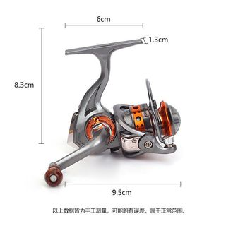 Nhỏ Quay Bánh Xe Mini Kim Loại, Miệng Ngựa Dụ Câu Cá Biển