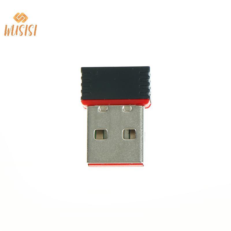 [WUSISI] usb 2.0 wifi không dây adapter mạng internet lan card 802.11n / g / b máy tính để bàn MỚI