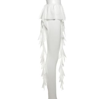 Váy Mini Tua Rua Dài Style Y2K Thắt Lưng Xù, Thời Trang Gợi Cảm Cho Dạo Phố