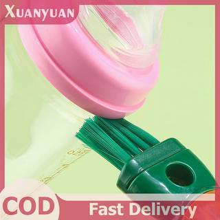 XUAN 5 In1 Hoạt Hình Chai Bộ Bàn Chải Tay Cầm Dài Nhà Đa Năng Cốc Bàn Chải Làm Sạch Bàn Chải Nhà Bếp Phụ Kiện Vệ Sinh VN