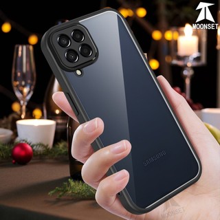 Dành Cho Samsung Galaxy M33 / M53 5G Ốp điện thoại Cứng Aryclic Trong Suốt Khung Silicon Mềm Chống Rơi Mỏng Bao