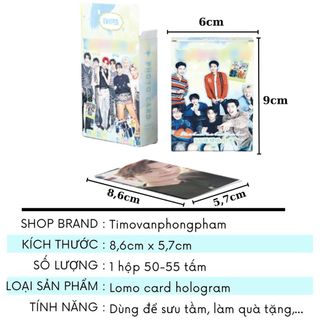 Card Lomo Hologram Bo Góc Hộp 50-55 Tấm Emha Phong Cách Dark Blood Timo QT106