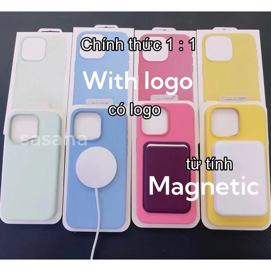 (Chính thức 1: 1) Silicon lỏng từ tính cho iphone 15 / 14 / 13 / 12 / Pro / Pro Max / plus / mini Vỏ điện thoại chất lượng cao Hoạt hình bật lên