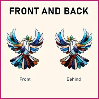Sun Catchers Động vật ngoài trời Lông vũ có thể treo trang trí 2D Acrylic Động vật bắt nắng Đồ trang trí Cửa sổ trong nhà Cửa hàng chống nắngidaevn