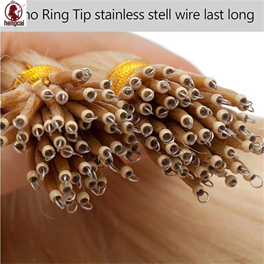 Nhẫn hạt đồng nano - 1000 chiếc cho đầu, phù hợp mở rộng tóc