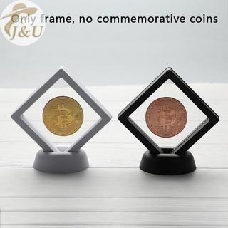 Đồng xu kỷ niệm Bitcoin và Litecoin kim loại, có giá đỡ hiển thị - Việt Nam