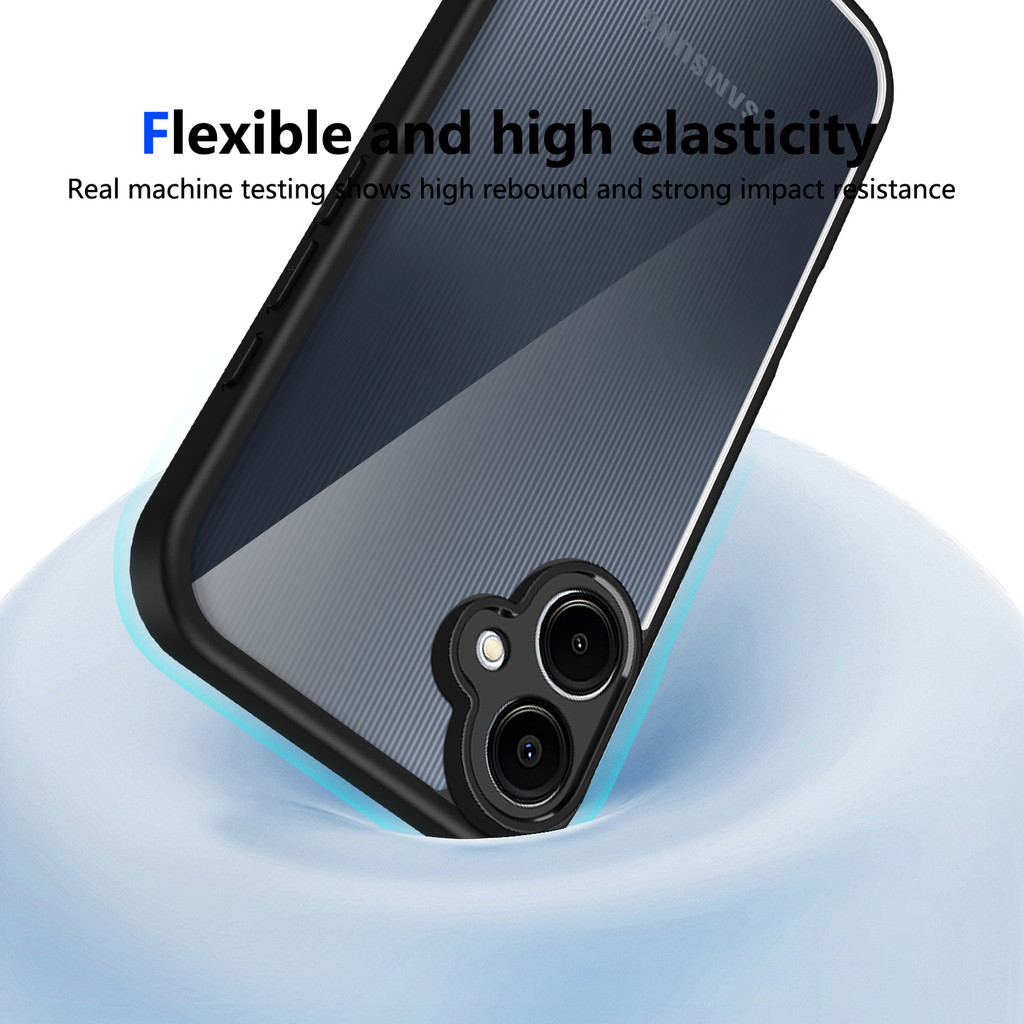 Ốp lưng Samsung A06 Vỏ trong suốt mờ thời trang cho Ốp điện thoại Samsung Galaxy A06 5G
