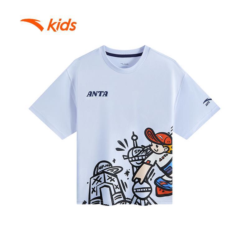 Áo Phông Ngắn Tay Bé Trai ANTA Kids 3525C8104