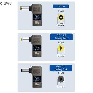 QIUWU PD100W Laptop Sạc Nguồn Cung Cấp Kết Nối Adapter Nữ Type-C Sang Nam Chuyển Đổi Màn Hình Hiển Thị Kỹ Thuật Số Cho / /.