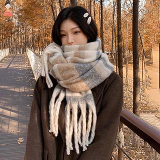 Khăn Choàng Cashmere Dày Phong Cách Hàn Quốc, Ấm Áp và Thời Trang
