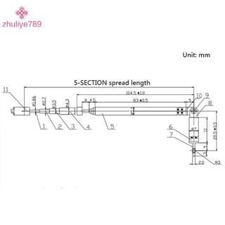 < zhuliye789 > 1Pc 37cm 5 phần Kính thiên văn bằng thép không gỉ AM FM Radio Ăng-ten đa năng