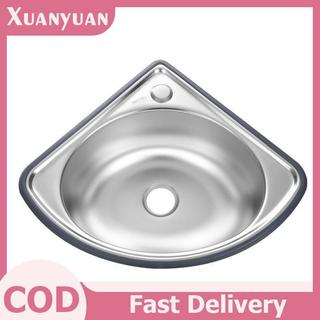 XUAN Bồn Rửa Nhà Bếp Chậu Phòng Tắm Rau Motorhome Thanh Thép Nhỏ Bát Thả Góc Bồn Tắm VN