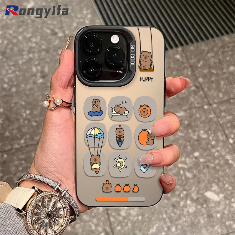 Ốp Điện Thoại Hoạt Hình Capybara Cho Xiaomi 17 Pro Max 15T 15 Ultra 14T 14 Civi 13 Ultra 13T Pro 4G 5G Vỏ Mờ Dễ Thương Ngộ nghĩnh Chống Sốc Ốp Lưng Cứng