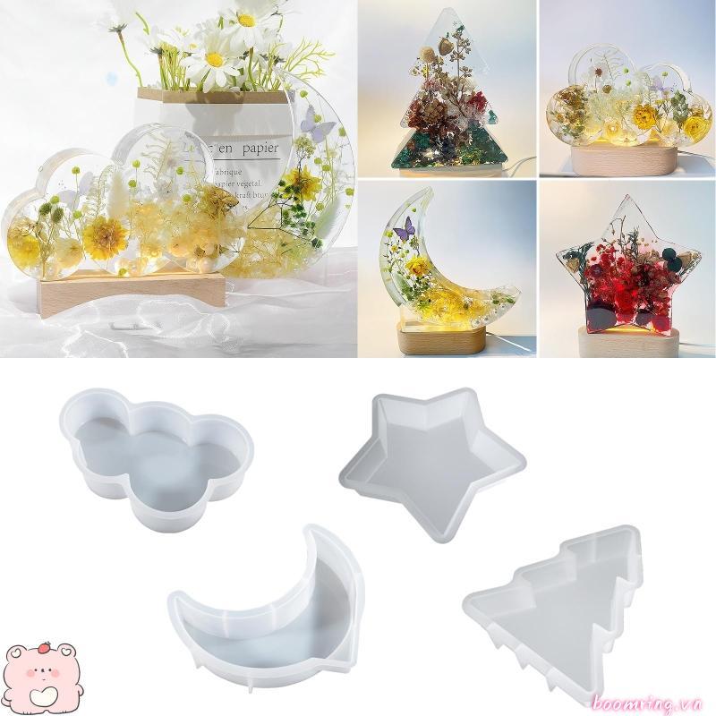 Khuôn silicone ép epoxy để trang trí nội thất và làm hoa decor Desktop