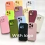 Ốp Lưng Silicon Lỏng Cao Cấp Cho iPhone 17 16 15 14 13 11 12 Pro Max Plus Mềm Bảo Vệ Camera