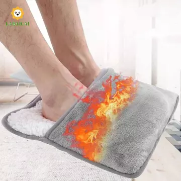 Thảm sưởi chân LABAICAI, Tấm sưởi ấm chân điện 2 trong 1 tiết kiệm điện, Máy sưởi ấm chân mềm mại sang trọng hai mặt Đệm sưởi ấm chân mùa đông