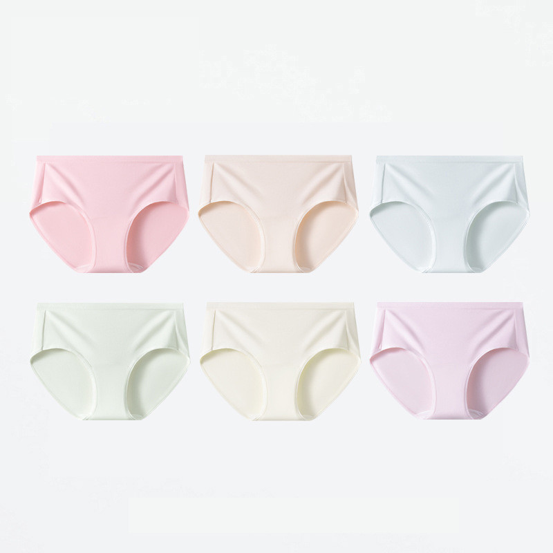 Girdear Home 3Pcs cotton không viền Quần Lót Nữ Từ Bông Nguyên Chất Kháng Khuẫn, Thoải Mái Và Thoáng Khí quần lót nữ
