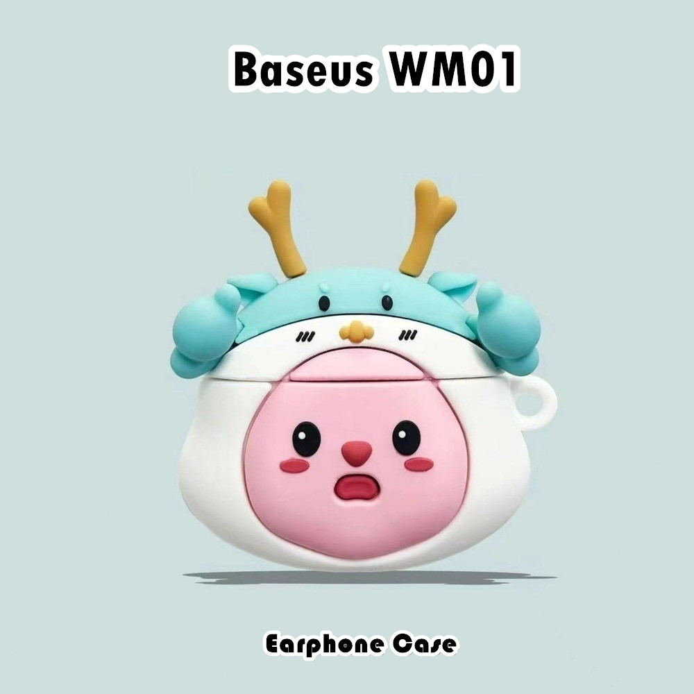 [Ngôi sao tương lai] Dành cho vỏ Baseus WM01 Vỏ silicon mềm Vỏ tai nghe hoạt hình Anime