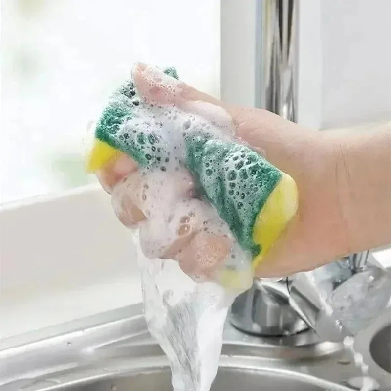 6 / 12 / 20 Cái Spong rửa chén nhà bếp / Khăn lau hai mặt