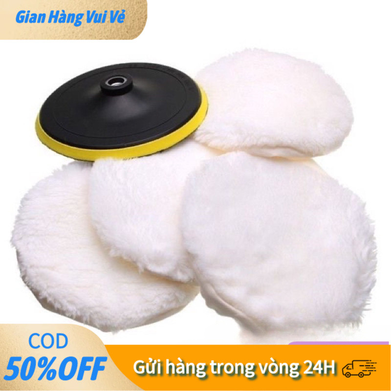 【24h】Phớt Lông Cừu Đánh Bóng Ô Tô Xe Hơi Đủ Size, Có Thể Sử Dụng Nhiều Lần, Chất Lượng Tốt, Siêu Tiện Lợi