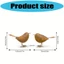 MOON 2 Chiếc Sắt Chim Tượng Trang Trí Bộ Sưu Tập Tượng Để Bàn Trang Trí Điêu Khắc