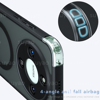 Dành Cho Honor X9D 5G 2025 Ốp Điện Thoại Mờ Trong Từ Tính Chống Va Đập PC TPU Full Vỏ HonorX9D Ốp Lưng Chống Sốc