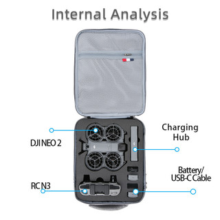 DJI Neo 2 túi đựng drone đeo vai di động, cho RC-N3, túi vải điều khiển từ xa, phụ kiện lưu trữ