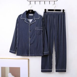 Bộ Đồ Ngủ Nam Chewes Kwen Cotton Xuân Thu Dài Tay