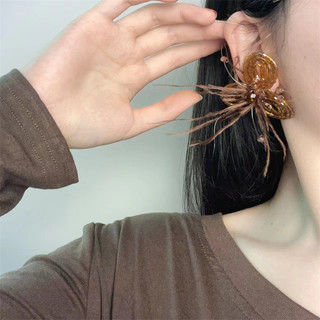 Bông Tai Lông Vũ Đính Cườm - Thiết Kế Kết Hợp Phong Cách Hiện Đại Và Cổ Điển Cho Người Phụ Nữ Thanh Lịch Và Ngọt Ngào