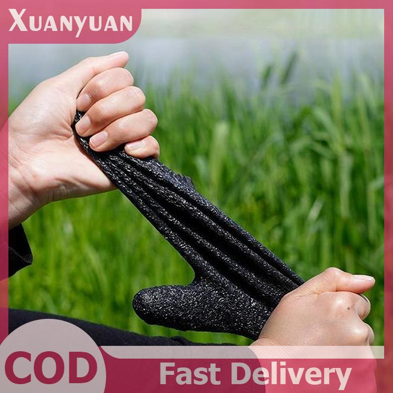 Găng Tay Bắt Cá Cao Su Có Móc Nam Châm và Chống Trơn Trượt - Phụ Kiện Câu Cá