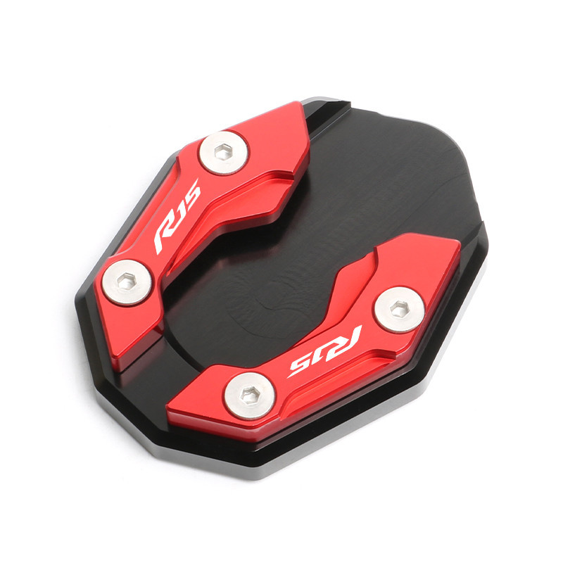Dành Cho Xe YAMAHA MT15 R15 V3 Xe Máy CNC Bên Đứng Phóng To Mở Rộng Chân Đế Đế Miếng Lót Hỗ Trợ Tấm Phụ Kiện