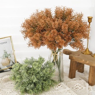 Cành Cây San Hô Giả 6 Nhánh Cỏ Điểm Trang Trí Nhà Cửa Decor Chụp Ảnh Hoa Nhựa Tùng Sương Mù Cắm Bình Phòng Khách Tiệc Cưới Đạo Cụ Studio Phong Cách Bắc Âu Vintage Lá Rậm Phụ Kiện Làm Vòng Hoa Handmade Bền Đẹp