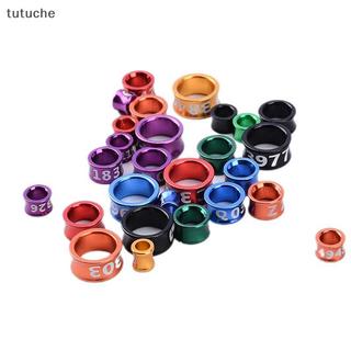 Tutu 10 Chiếc Nhôm Vẹt Chân Nhẫn Bồ Câu Chân Chim Vẹt Ăn Nhận Dạng Ngoài Trời Bay Huấn Luyện Dụng Cụ Chim Tiếp Liệu VN