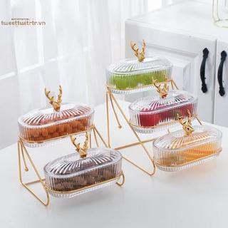 TRTR 2 / 3 Tầng Bát Trái Cây Khay Phục Vụ Bộ Buffet Trái Cây Khô Salad Khay Có Giá Khay Phục Vụ Cho Đảng VN