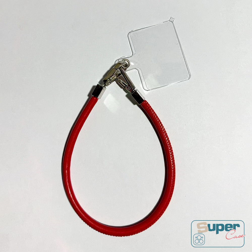 Đơn giản Đa Năng Dây Điện Thoại Thu Đông Màu Da Dây Đeo Cá Tính Trong Suốt Phong Cách Thẻ Dây Điện Thoại Đa Năng