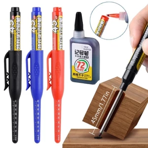 SA 2 Chiếc 45 Mm Đầu Bút Đánh Dấu Với 15ml Nạp Mực Cho Chế Biến Gỗ Xây Dựng Ngói Gốm Kim Loại Đánh Dấu