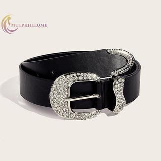 Csndices Thời Trang Kim Cương Giả Y2K Thắt Lưng Nữ Hợp Thời Trang Màu Trơn Lấp Lánh Da Cao Bồi Bò Cô Gái Quần Jean Quần Thắt Lưng Trang Trí VN