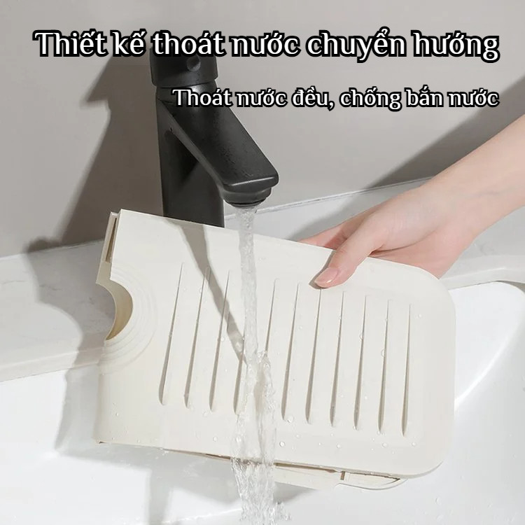 Thảm thoát nước vòi nước bằng silicon/thảm thoát nước chống bắn/thảm lưu trữ bồn rửa/thảm chống trượt nhà bếp