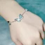 Vòng cổ và vòng tay dạ quang hình cánh bướm dành cho nữ