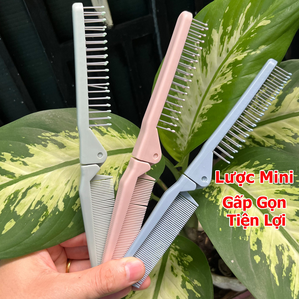 M7 Lược mini giá tốt, lược chải tóc gấp gọn bỏ túi xinh xắn giành cho tóc xoăn tóc dài có chải  MALAN